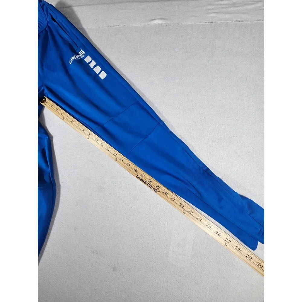 Capelli Sport Youth Large 14-16 Soccer Training Pants Blue Track Joggers Zip Leg